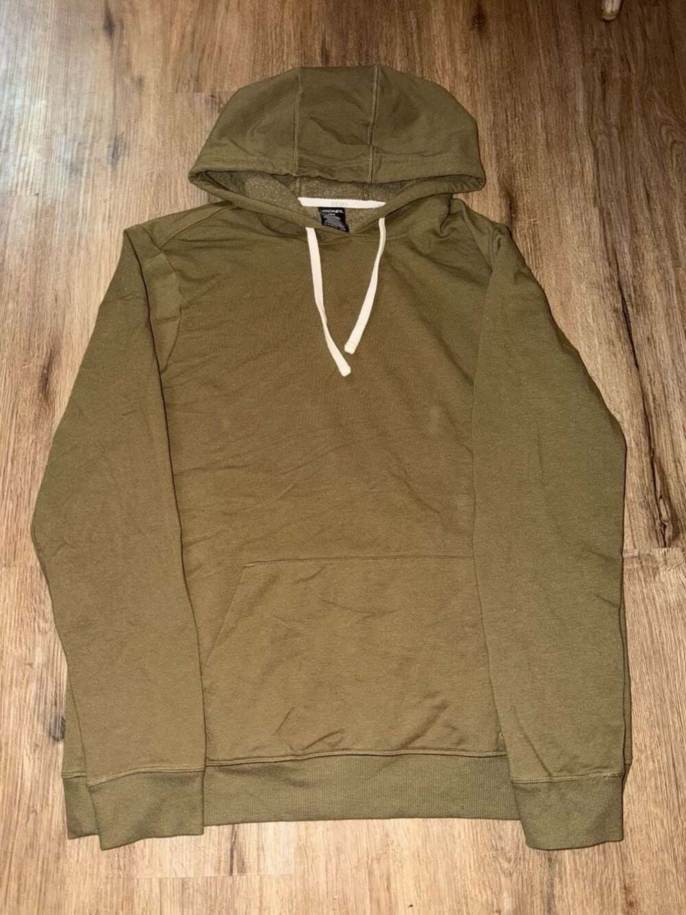 Jockey Men's Organic Cotton Blend Pullover Hoodie in Olive Green - Picture 3 of 3